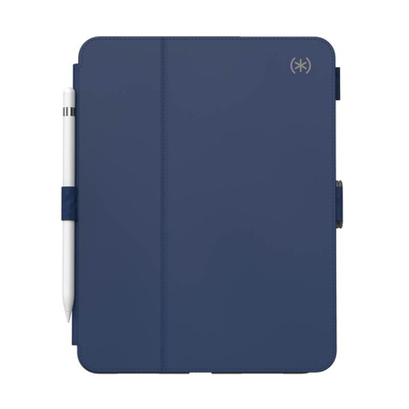 Speck Balance Folio - iPad 11" (2025) / 10.9" (2022) Case with MICROBAN Coating w/Magnet & Stand up (Arcadia Navy/Moody Grey)