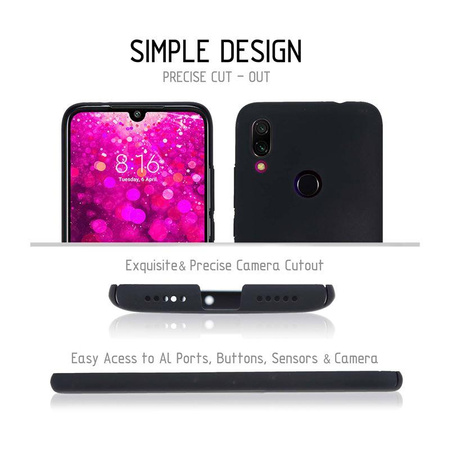 Crong Smooth Skin - Etui Xiaomi Redmi 7 (noir)