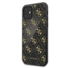 Guess Double Layer Glitter Case Peony G - pouzdro pro iPhone 11 (černé)