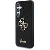 Guess Fixed Glitter Big 4G Metal Logo - étui pour Samsung Galaxy S25 (noir)