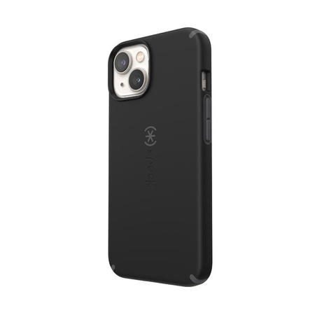 Speck CandyShell Pro + MagSafe - iPhone 14 / iPhone 13 Hülle mit MICROBAN Beschichtung (Schwarz / Schiefergrau)
