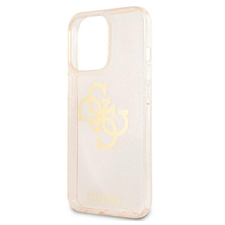 Guess Glitter 4G Big Logo - iPhone 13 Pro Max Case (Gold)