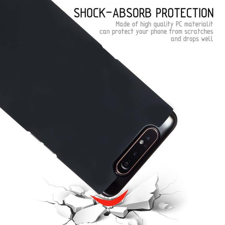 Crong Smooth Skin - Samsung Galaxy A80 / A90 Case (black)