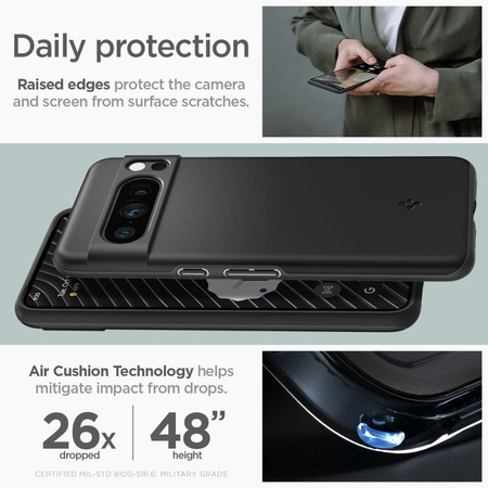 Spigen Thin Fit - Case for Google Pixel 8 Pro (Black)