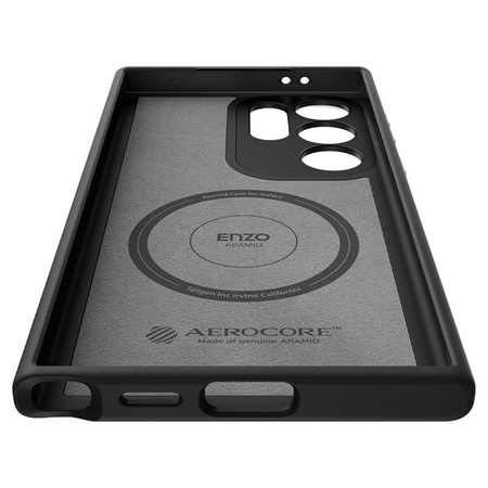 Spigen Enzo Aramid - Pouzdro pro Samsung Galaxy S24 Ultra (černé)