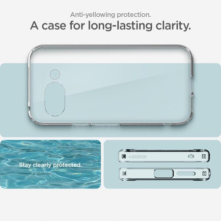 Spigen Ultra Hybrid - Étui pour Google Pixel 9a (Crystal Clear)