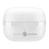 Cellularline Music Sound Flow - bezdrátová sluchátka Bluetooth V5.3 TWS s nabíjecím pouzdrem (bílá)