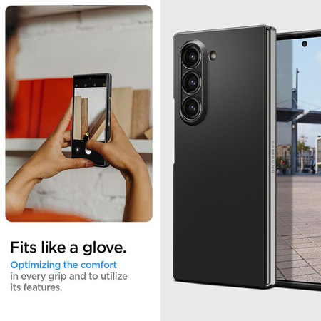 Spigen Airskin - Etui pour Samsung Galaxy Z Fold 6 (Noir)