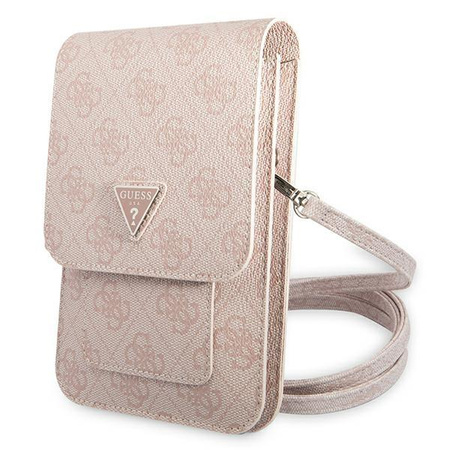 Peněženka Guess 4G Triangle Logo Phone Bag - taška na chytrý telefon a příslušenství (růžová)
