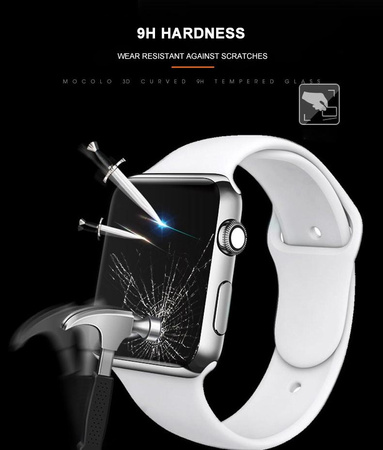 Mocolo 3D Glass Full Glue - 41 mm ochranné sklo na displej Apple Watch 7/8