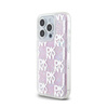 DKNY Liquid Glitter Multilogo - iPhone 15 Pro Tasche (rosa)