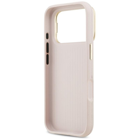 ETUI DO IPHONE 17 PRO GUESS ORYGINALNE RÓŻOWE Z PODSTAWKĄ MODNE CASE