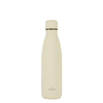 PURO ICON - Bouteille thermique en acier inoxydable 500 ml (beige) (revêtement en poudre)