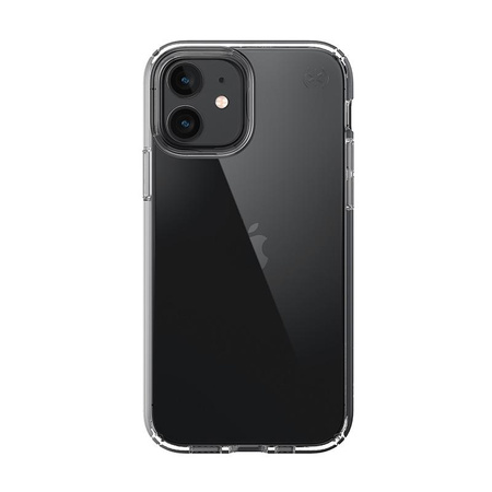 Speck Presidio Perfect-Clear - Coque pour iPhone 12 / iPhone 12 Pro avec revêtement MICROBAN (transparent)