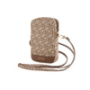 Guess Zip GCube Bottom Stripe - Handytasche (braun)