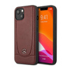 Mercedes Leather Urban Line - Hülle für iPhone 14 Plus (Rot)