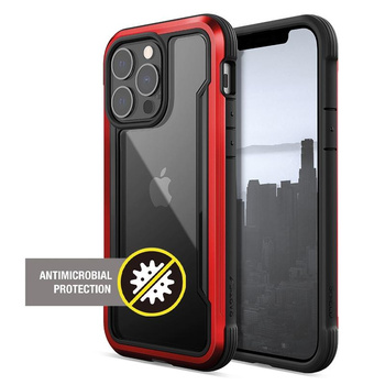 X-Doria Raptic Shield Pro - iPhone 13 Pro tok (antibakteriális) (piros)