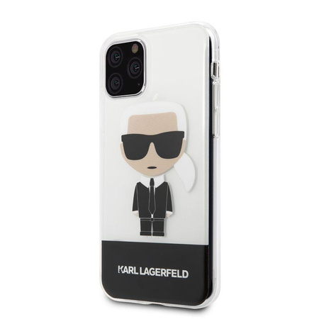 Karl Lagerfeld Iconic Karl - pouzdro pro iPhone 11 Pro (průhledné)