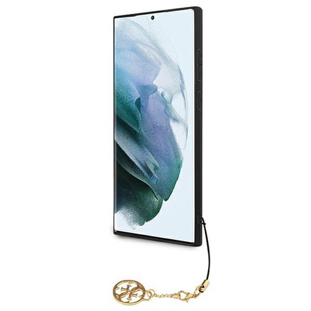 Guess 4G Charms Collection - Samsung Galaxy S22 Ultra tok (szürke)
