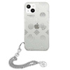 Guess Peony Chain Handle - Etui pour iPhone 13 mini (argent)