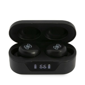 Guess True Wireless Earphones BT5.0 5H - TWS-Kopfhörer + Ladetasche (schwarz)