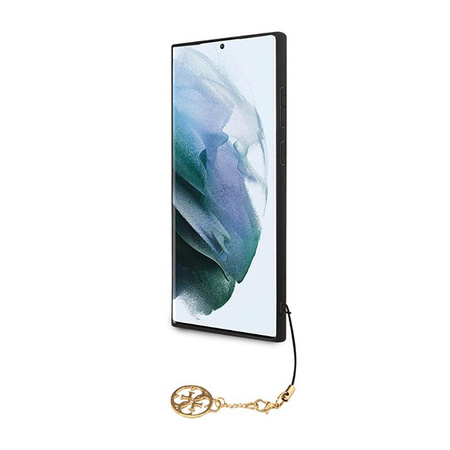 Collection Guess 4G Charms - Étui Samsung Galaxy S23 Ultra (gris)