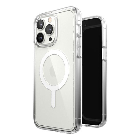 Speck Gemshell + MagSafe - Case for iPhone 14 Pro Max with MICROBAN half (Clear)