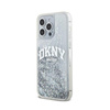 DKNY Liquid Glitter Big Logo - Schutzhülle für iPhone 15 Pro Max (weiß)