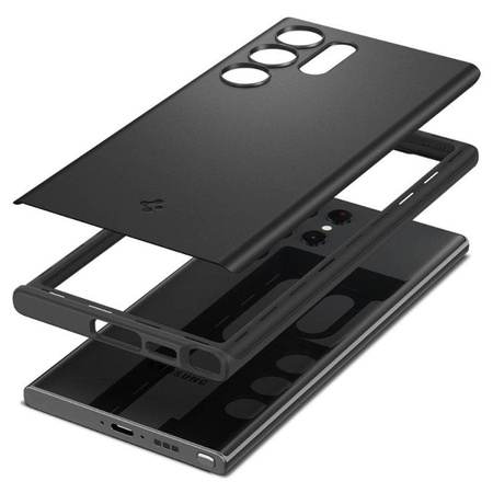 Spigen Thin Fit - Etui pour Samsung Galaxy S23 Ultra (Noir)