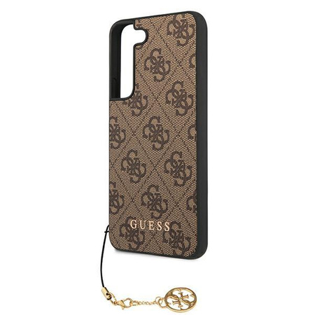 Guess 4G Charms Collection - Samsung Galaxy S22 tok (barna)
