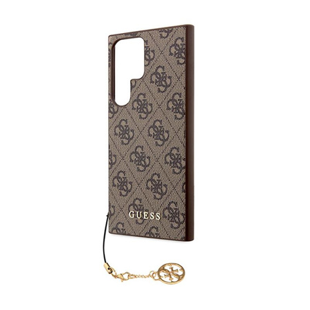 Guess 4G Charms Collection - Samsung Galaxy S24 Ultra tok (barna)