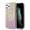 Pouzdro Guess Gradient Circle Glitter 4G - iPhone 11 Pro Max (zlaté/růžové)