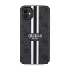 Guess 4G Printed Stripes MagSafe - Hülle für iPhone 11 (Schwarz)