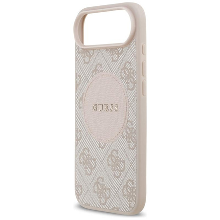 ETUI DO IPHONE AIR do MAGSAFE GUESS ORYGINALNE RÓŻOWE SKÓRZANE ELEGANCKIE 