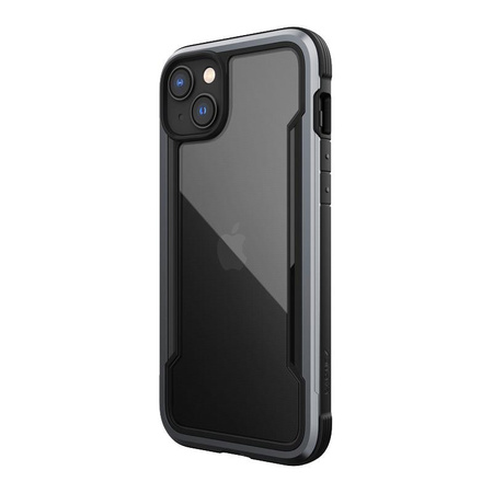 X-Doria Raptic Shield - Aluminum Case for iPhone 14 Plus (Drop-Tested 3m) (Black)