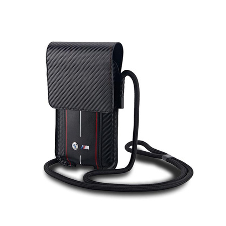 BMW Carbon Red Stripes Wallet Bag - Phone Bag (black)