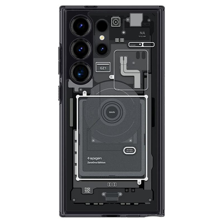 Spigen Ultra Hybrid - Etui pour Samsung Galaxy S24 Ultra (Zero One)