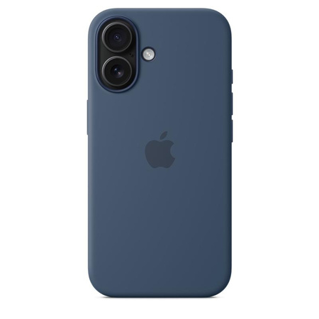 Silikonové pouzdro Apple - Silikonové pouzdro s MagSafe pro iPhone 16 (džínový)