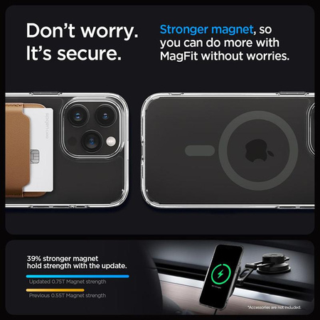 Spigen Ultra Hybrid MagSafe - Étui pour iPhone 15 Pro Max (Graphite)