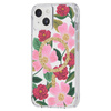 Rifle Paper Clear MagSafe - étui pour iPhone 14 / iPhone 13 décoré en or (Rose Garden)