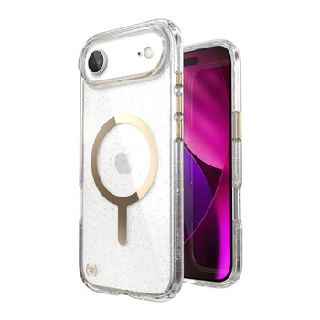 Speck Presidio Lux MagSafe - iPhone Air Case (Glitter / Gold Metallic)