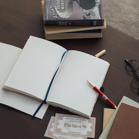 Notatnik Harry Potter – Peron 9 ¾, kratka, A5, 192 strony + długopis