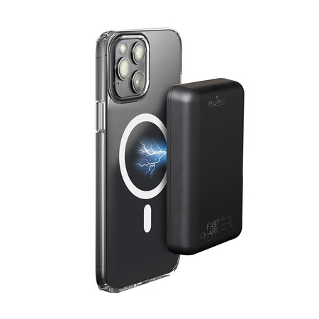 Puro PowerMag Power Bank - 5000mAh MagSafe Induktions-Powerbank