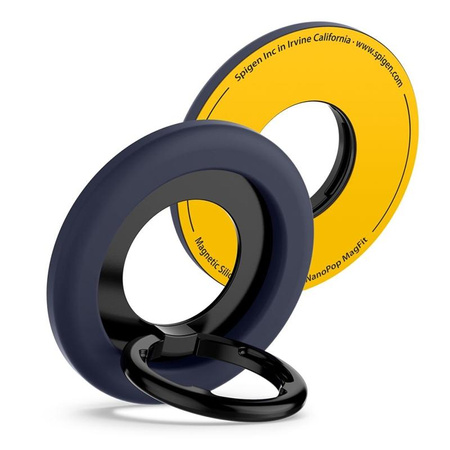Spigen Nano Pop MagSafe Phone Ring - Magnetic finger holder with stand function (Bluberry Navy)