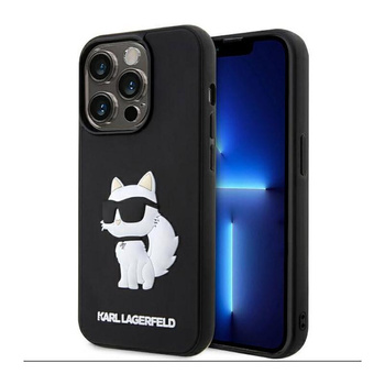 Karl Lagerfeld 3D Rubber NFT Choupette - pouzdro pro iPhone 14 Pro (černé)