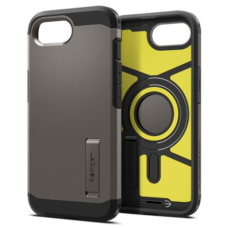 Spigen Tough Armor MagSafe - Hülle für iPhone 16e (Gunmetal)