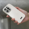 Moshi Napa MagSafe - Leather iPhone 15 Case (Eggnog White)