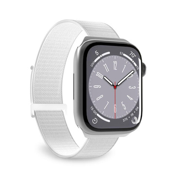 PURO Nylon Sport - Armband für Apple Watch 38/40/41/42 mm (Weiß)
