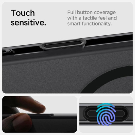 Spigen Ultra Hybrid T MagSafe - Coque pour iPhone 16 Pro (Frost Black)