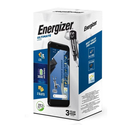 Energizer Ultimate U505S - Smartphone 1GB RAM 16GB 5" 4G Dual Sim EU (Schwarz)